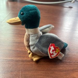 TY original Beanie Baby Jake the Mallard Duck